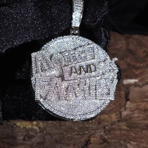 Pendentifs et breloques en argent sterling 925, breloques en diamant taille radiant de clarté VVS, design hip-hop glacé, bijoux fins pour hommes - Product Image 5