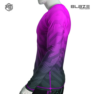 Diseño de sublimación personalizado Comodidad y protección Protector de sarpullido de manga larga para hombres con opciones de varios colores - Product Image 2