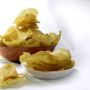 Papad Urad Dal frit simple, gaufre aux épices au poivre noir, végétalien, longue durée de conservation, paquets de 100g, collation pour l'heure du thé, croustillant, halal - Product Image 6