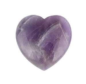 Mini cristales de corazón hinchados de amatista de calidad superior para joyería hecha a mano y decoración del hogar Suministro mundial disponible - Product Image 1