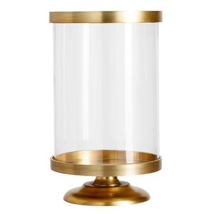 Candelabro metálico de vidrio de aluminio de alta calidad, farol, decoración navideña para el hogar, superventas, bueno - Product Image 1