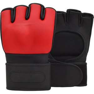 Guantes MMA de cuero de vaca de alta calidad para adultos Logotipo personalizable para entrenamiento al aire libre y Equipo de Boxeo - Product Image 1
