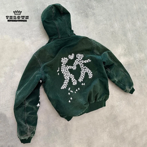 Mejor invierno Casual cremallera completa cadera cordón coreano sudaderas con capucha camisa de manga larga niños y niñas estilo extranjero ropa de calle transpirable - Product Image 3