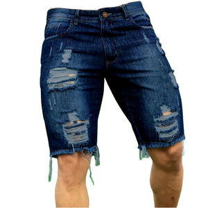 Shorts en jean de haute qualité, fabrication directe d'usine, doux, confortables, taille mi-haute, personnalisés, vintage, hip-hop, droits, prix bas - Product Image 3