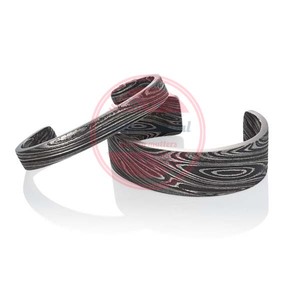 Damascus Steel <b>Bracelet</b> Damascus Handmade Unisex <b>Bracelets</b> - Product Image 6