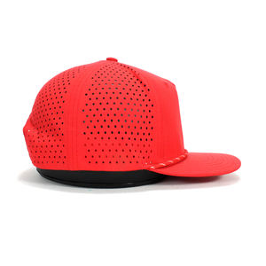 Personalizado unisex, poliéster/algodón 5 paneles de impresión Logo cuerda camionero sombreros deportes al aire libre impermeable béisbol sombrero adecuado Golf sombreros - Product Image 5