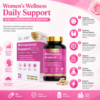 En stock : Capsules de soutien pour la ménopause, bien-être féminin, régulation hormonale, soulagement des bouffées de chaleur, équilibre thyroïdien, soutien de l'humeur et de l'énergie