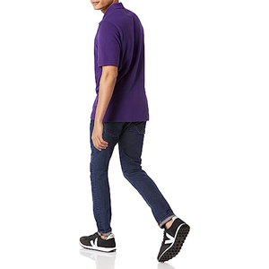 T-shirt unisexe de haute qualité, style décontracté, personnalisable, vente en gros, couleur unie, léger, respirant, en polyester/coton tricoté - Product Image 4