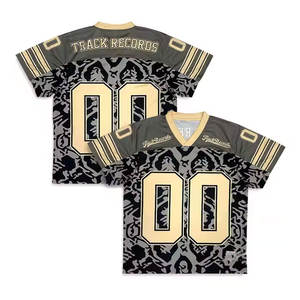 Nueva llegada precio al por mayor sublimación personalizada malla ligera bordado cómodo impresión fútbol americano Jersey - Product Image 1