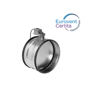 Plénum rectangulaire motorisé industriel Lindab à 4 zones en mousse de polyuréthane avec registres de 160 ou 200 mm pour systèmes CVC - Product Image 6