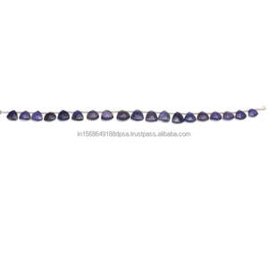 Amazing Exclusive Premium Natural Iolite Faceted Trillion Shape Gemstone Beads Strand Use for Making <b>Festival</b> <b>Gift</b> Item Jewelry - Product Image 2
