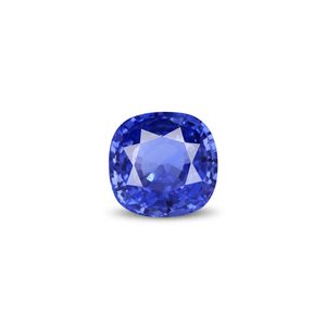 Saphir bleu 3,98 carats, pierre précieuse naturelle facettée, bleu royal calibré, pierre lâche certifiée IGI, polie à la chaleur, options 10 mm et 8 mm - Product Image 1