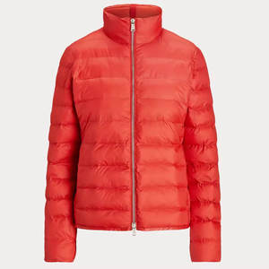 Chaqueta Cortavientos Acolchada Personalizada con Logotipo, Chaqueta Cortavientos de Alta Calidad para Mujer, Talla Grande, Diseño Personalizado, Teñido Liso - Product Image 1