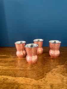 Meilleures ventes 2025 Nouveau design Verres en cuivre Métal écologique poli avec une nouvelle texture Prix de gros pour hôtel et restaurant - Product Image 4