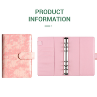Carnet de notes LABON Macaron A6 en cuir PU effet crocodile, organiseur de budget, journal de trésorerie, organiseur financier rechargeable