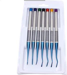 Ensemble d'outils chirurgicaux d'implant et d'extraction d'instruments PDL d'ascenseur de racine dentaire de 7 pièces - Product Image 4