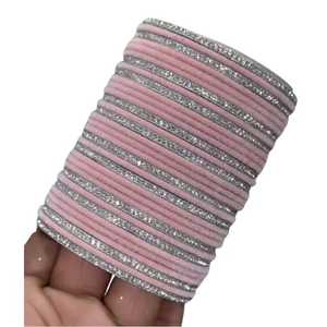 2025 nouveauté professionnel fabriqué à la main argent plaqué perle bracelets Churiyan ensembles pour mariage indien fête de mariée tenue décontracté - Product Image 6