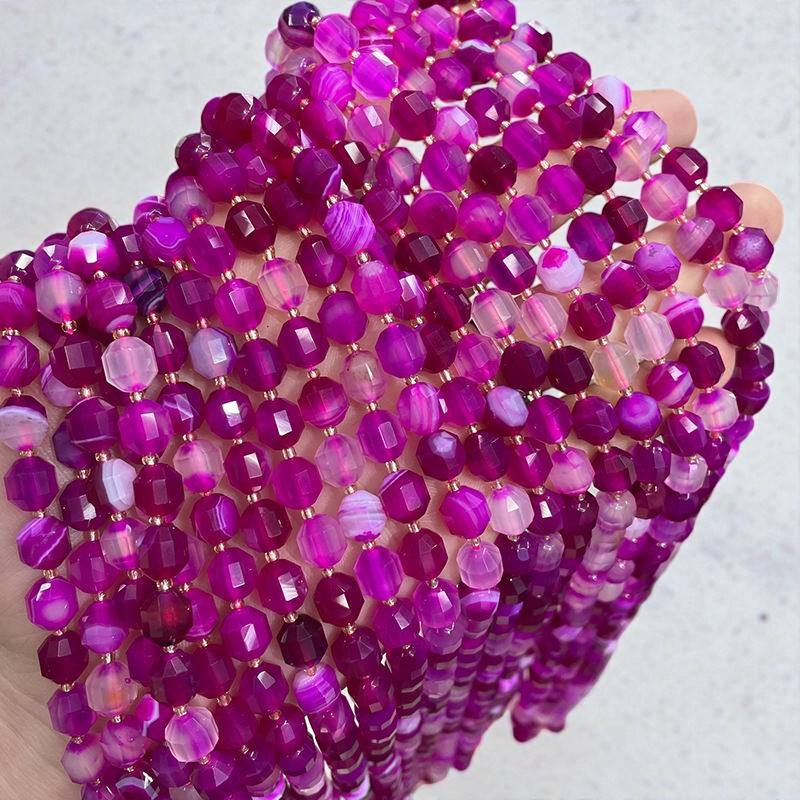 อาเกตลายแถบสีชมพู