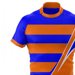 Uniforme de rugby pour hommes personnalisé OEM style anti-logo vêtements de sport ensemble d'uniformes de rugby à sublimation unie - Product Image 5