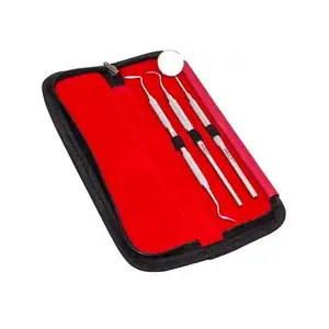 Kit de ferramentas odontológicas 3 peças conjunto de espelho dental instrumentos odontológicos kits de higiene dental para cuidados bucais