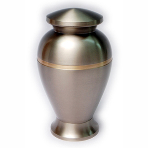 Urnas de cremación de aluminio y latón de recuerdo funerario Forma personalizada y tamaño personalizado Urna de cenizas para mascotas de cremación con estampado de pata - Product Image 2