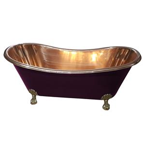 Baignoire en cuivre Nouvelle dernière baignoire pour pieds en argile extérieure verte de haute qualité Nouvelle baignoire en cuivre dernière à des prix raisonnables - Product Image 3