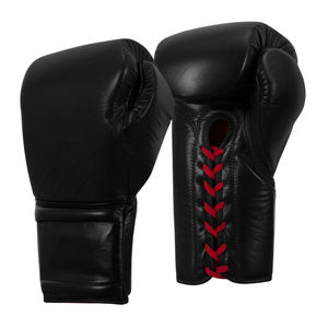 Gants de boxe professionnels de haute qualité en cuir respirant avec logo et design personnalisés pour hommes, femmes et jeunes - Product Image 1