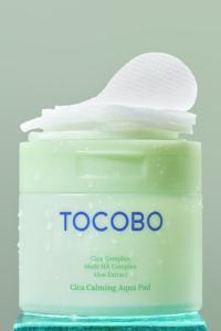 TOCOBO Cica Calming Aqua Pad Sin alcohol Vegano Esencia de absorción rápida de doble cara Hidratante Betaína Cuidado diario de los poros - Product Image 4