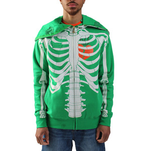 Vente en gros personnalisé 3D imprimé ogo intégral sweat à capuche zippé surdimensionné lourd 400gsm coton tech polaire pull à capuche pour hommes avec fermeture éclair - Product Image 2