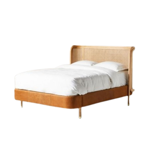 Lit King super confortable ensemble de lit en bois pour chambre à coucher meubles de maison ensemble de lit usine directe d'Indonésie - Product Image 1