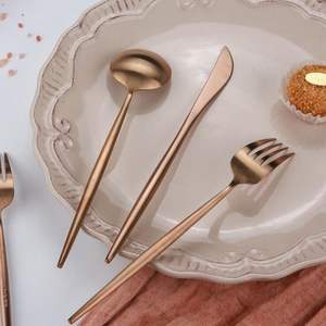 Juego de cubiertos de metal con estilo de lujo asequible perfecto para restaurantes de hoteles eventos de catering bodas y cenas - Product Image 4