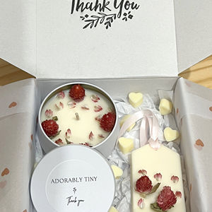 Ensemble cadeau de bougies parfumées de luxe AIKUN avec bougie en verre, cire de bougie fondue et bougie décorative en forme de moule pour la maison et le spa - Product Image 2