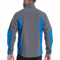 Veste de golf à capuche pour homme, col montant en toile, tissu extensible respirant, coupe-vent imperméable, option logo personnalisé, style formel