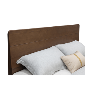 Modern Wood Platform <b>Bed</b> Frame, Minimalist Solid Wood Grain Double <b>Bed</b>, Sturdy Bedroom Furniture for Home Interior andGuest - Product Image 6