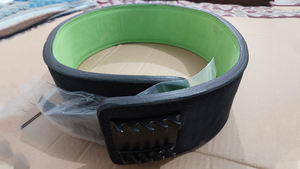 Cinturón de elevación de energía de cuero genuino de 4 pulgadas de ancho de alta calidad, antideslizante ajustable de alta resistencia para levantamiento de pesas de Culturismo - Product Image 6