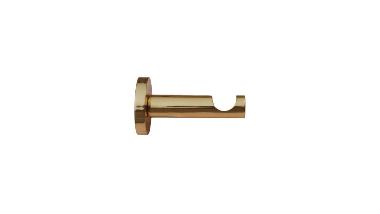 Solid Rod Bracket Brass