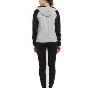 Chándal de Algodón 100% Transpirable de Alta Calidad para Mujer, con Capucha, Diseño Nuevo, Estampado Sólido, Invierno, Precio Bajo - Product Image 3