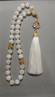 Tasbih de cuentas de resina ecológicas hechas a mano, clásico para uso espiritual y religioso, arte islámico.