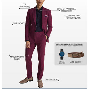 Trajes de boda a la moda con estilo para hombre, esmoquin de fiesta de 3 piezas, para graduación traje de boda, trajes de hombre de negocios y chaqueta, traje para hombre - Product Image 6