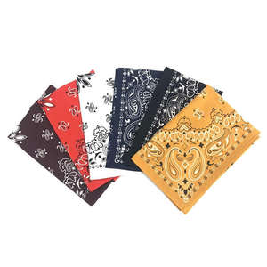 Bandanas en coton personnalisés en gros, foulard pour cheveux, turban avec votre logo, masque bandana, cache-cou, écharpe, protection solaire - Product Image 6