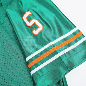 Maillot de football américain de haute qualité, directement de l'usine, 100% polyester, respirant, séchage rapide, couleur personnalisée, nom de l'équipe, tailles plus grandes - Product Image 6