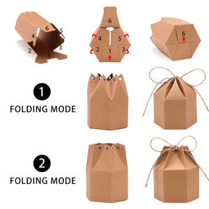 Boîte cadeau Emballage de fête de vacances Peau de bétail blanche noire Une variété de boîtes de bonbons colorées Support personnalisation - Product Image 6