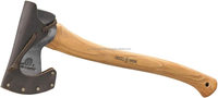 Hache Viking forgée à double lame en acier Damas de haute qualité, manche en bois gravé, par Steel Craft International