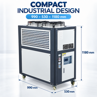 Refroidisseur d'eau industriel refroidi par air RUIHAI avec commande PLC pour le moulage par injection, l'extrusion et le refroidissement des processus