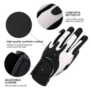 ถุงมือกอล์ฟหนังแท้แบบบางสำหรับเล่นกีฬาปรับแต่งโลโก้ได้ - Product Image 5