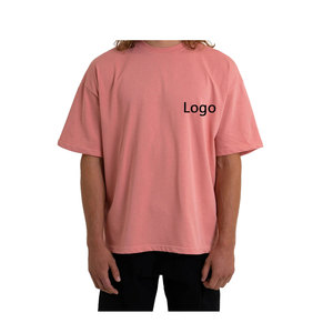 Camiseta de Hombre 100% Algodón con Logotipo Personalizado, Entrega Rápida, Peso Pesado 280gsm-320gsm, en Existencia, Estilo Holgado, Hombros Caídos, Color Sólido - Product Image 6