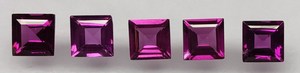 พลอยโกเมน rhodolite ธรรมชาติเกรดสูงอัญมณีเจียระไนเหลี่ยมเพชรพลอยแบบหลวมสีม่วงตัดสำหรับเจ้าหญิง - Product Image 3