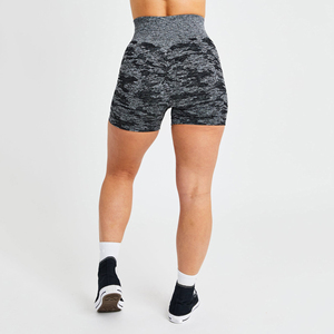 Short de yoga respirant léger taille haute pour femme Short de course d'entraînement de contrôle du ventre - Product Image 2