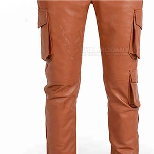 Pantalones de Cuero Vacuno Genuino para Hombre, Diseño Personalizado, Color Personalizado, Pantalones de Cuero Auténtico para Hombre 2026 - Product Image 3