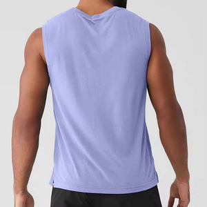 Camisetas sin mangas de culturismo de secado rápido para hombre, camisetas informales para gimnasio, chaleco de verano, camiseta sin mangas de algodón transpirable para hombre - Product Image 2